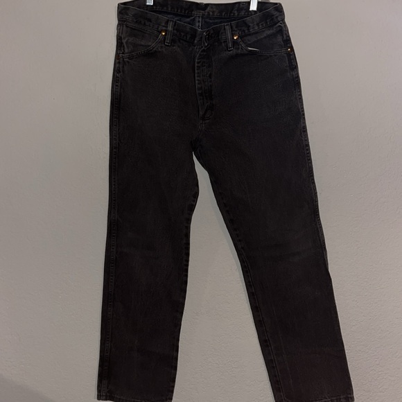 Wrangler dark brown  jeans 13mwzkl size 34x32 - Picture 5 of 6